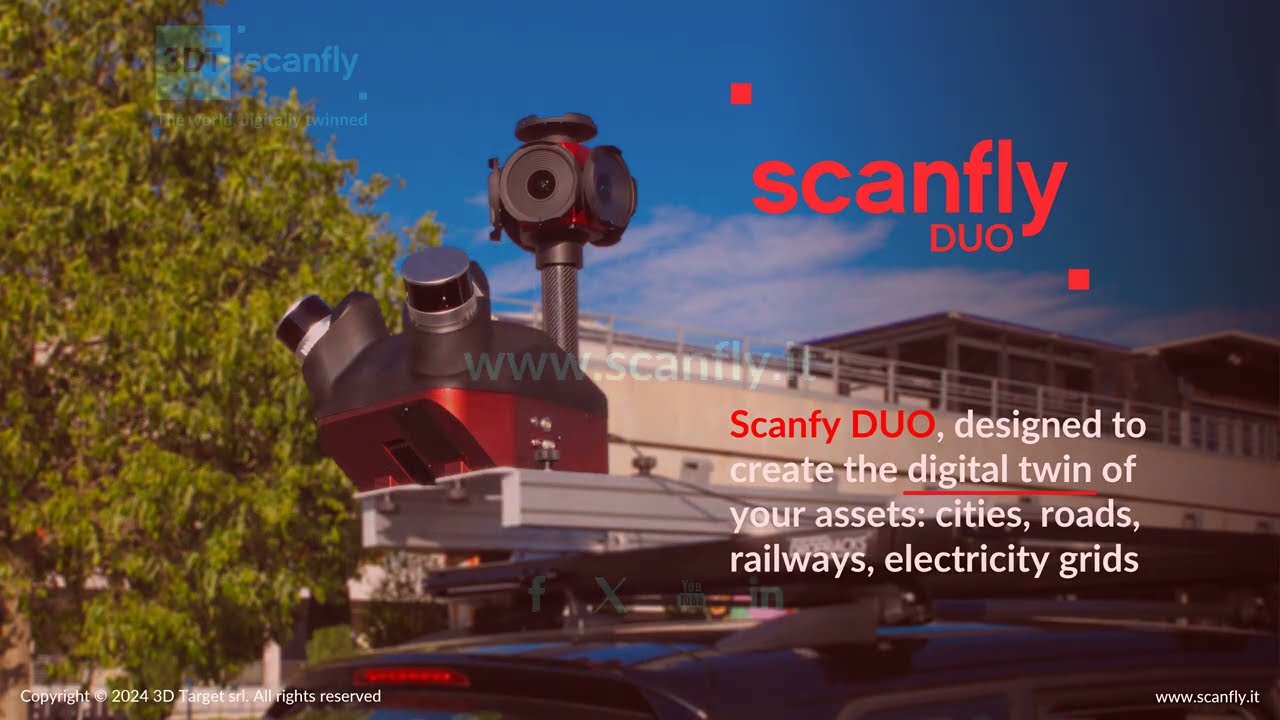 3DT SCANFLY DUO (NEW VERSION): the world, digitally twinned with a higher resolution 360° camera