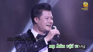 Video thumbnail of "Karaoke Anh Còn Nợ Em   Quang Dũng"