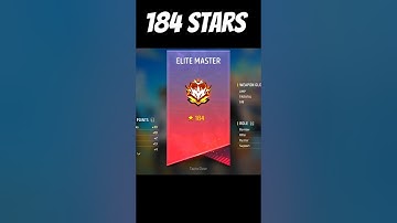 free fire cs rank elite master to grandmaster 184 Stars #freefire #viral