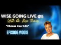Wise going live 5  turn pain into purpose roses epic advice