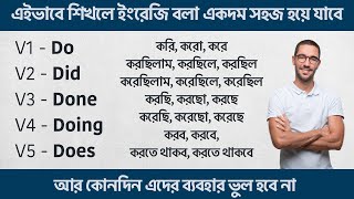 Do, Did, Done, Doing, Does এর ব্যবহার | Basic English Grammar | Use of Do, Did, Done, Doing, Does