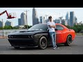 Last ride in my dodge challenger scatpack 1320 saying goodbye to the babydemon emotional
