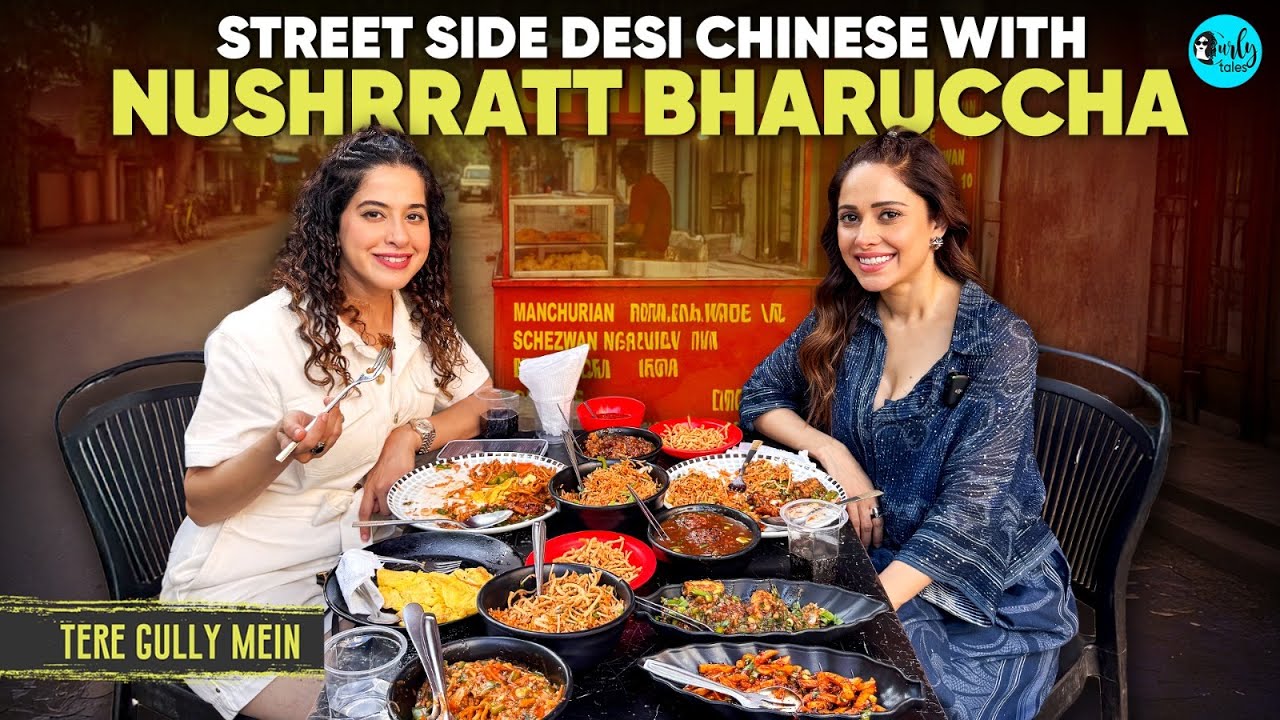 Juhu Street Food Trail ft. Nushrratt Bharuccha | Tere Gully Mein Ep 104 | Curly Tales