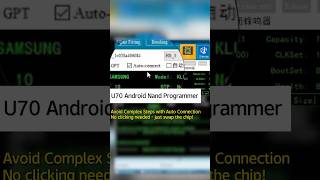 No More Clicking! U70 Auto Connect Android NAND Programmer #jcid #u70 #ufs
