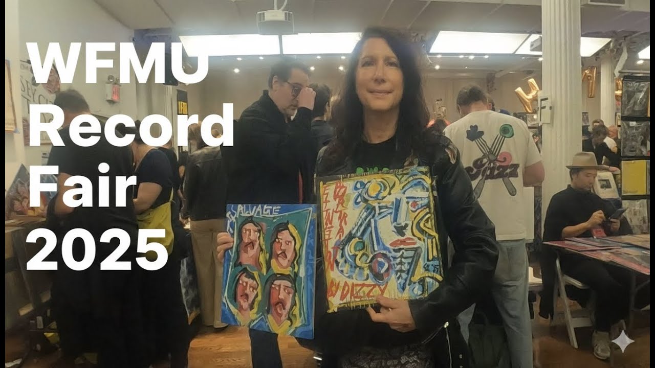 Посещение Ярмарки рекордов WFMU 2025!