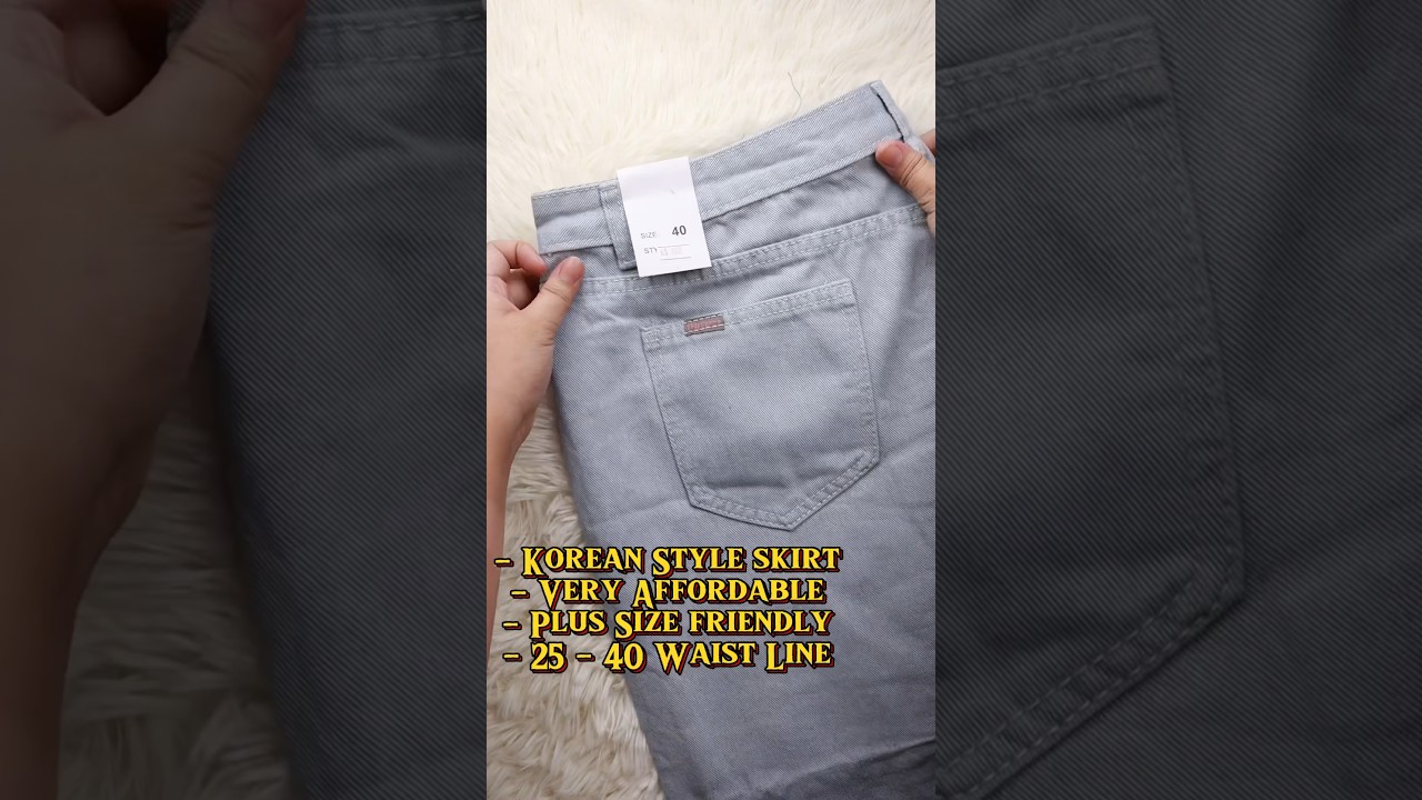 Plus Size Denim Skirt 🖤 