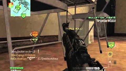 bullet-on_fire12 Predator Missile Triple Kill Seatown - MW3 Game Clip