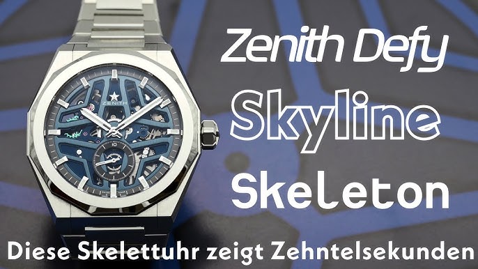 Zenith Defy Skyline Skeleton Steel 41mm Blue 03.9300.3620/79.I001