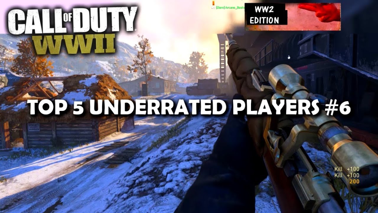 Top 5 Underrated Players #6 (COD WW2 Edition)