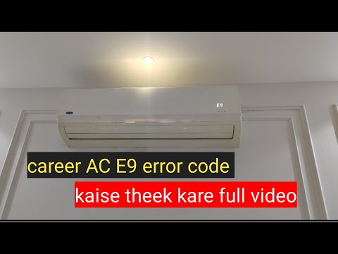 Career AC E9 error code how to solve