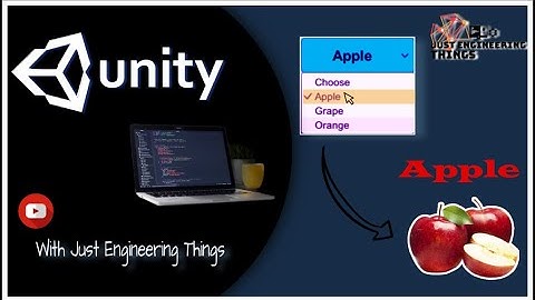 Display and Change Colors of Dropdown items in UNITY!