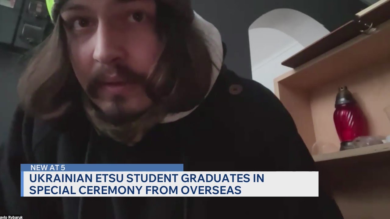ETSU holds masters grad ceremony via Zoom for Ukrainian student
