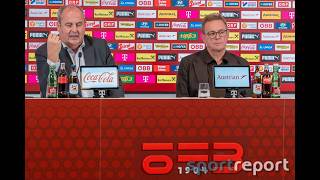 ÖFB Press Conference with President Josef Pröll & Head Coach Ralf Rangnick ÖFB Press Conference with President Josef Pröll & Head Coach Ralf Rangnick