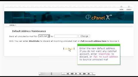 Creating a default (catchall) email account