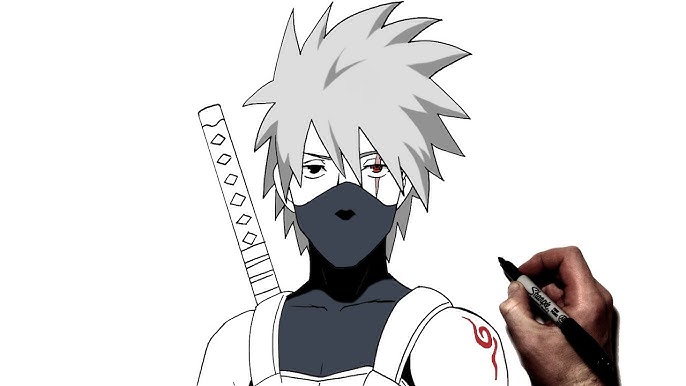 Easy Drawing Guides on X: Kakashi Hatake from Naruto Drawing Lesson. Free  Online Drawing Tutorial for Kids. Get the Free Printable Step by Step  Drawing Instructions on  . #KakashiHatake from # Naruto #