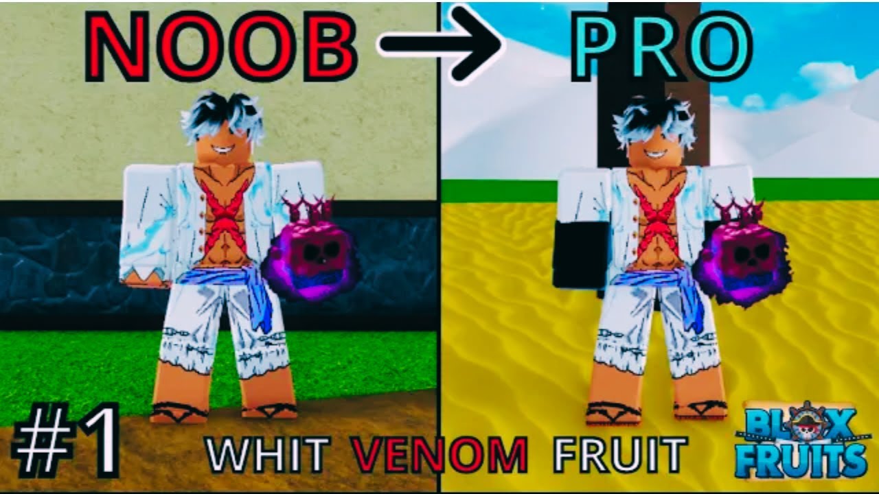 Noob to Pro with *VENOM FRUIT* in Fruit Battlegrounds(Roblox