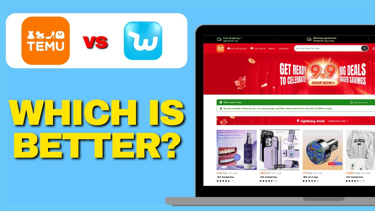 Temu vs Wish: Who Gives the Best Discounts Without Scams?