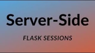 Session in Flask using Python