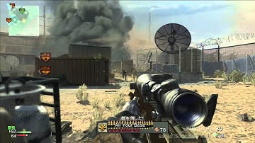 COD　MW3：SRプレイ「MW3の砂強!!」60kill