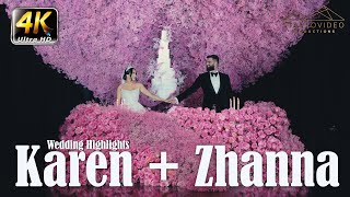 Karen + Zhanna's Wedding 4K UHD Highlights at Taglyan hall st Mary's Church and Sunset Estate