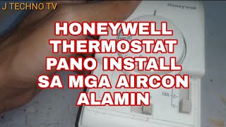 HOW TO USE HONEYWELL THERMOSTAT IN AIRCON UNIT (FULL WIRING DIAGRAM)