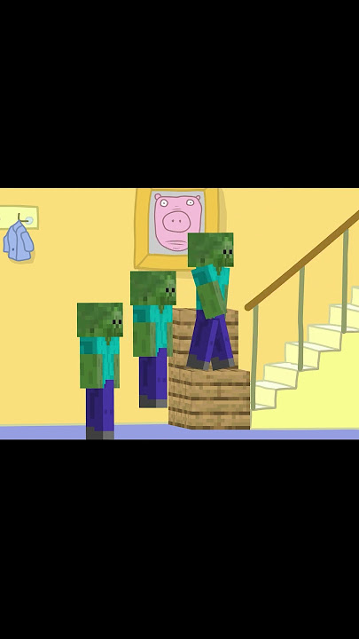 Peppa Pig vs Zombie. Zombie Apocalypse #peppapig #minecraft #animation