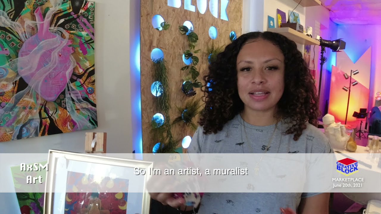 AxSM Art at Creative Block Marketplace