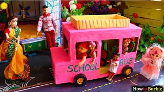 Barbie Doll All Day Routine In Indian Village \/ Radha ki kahani \/ Barbie doll bed time story