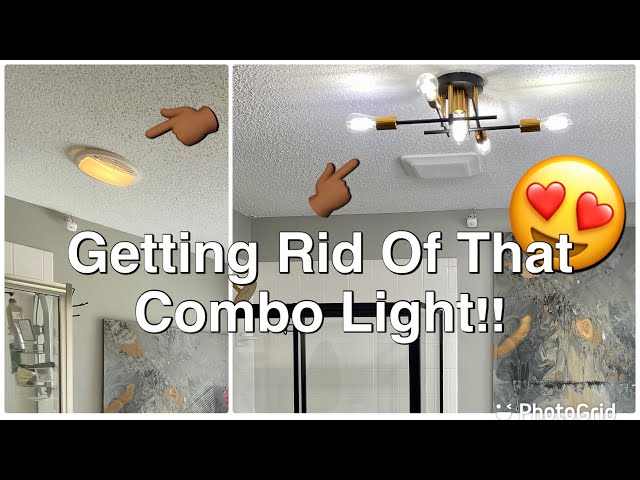 Separate Light/Fan Combo | Retrofit Panasonic Bathroom Fan - YouTube