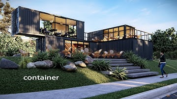 LUMION 11 Container restaurant