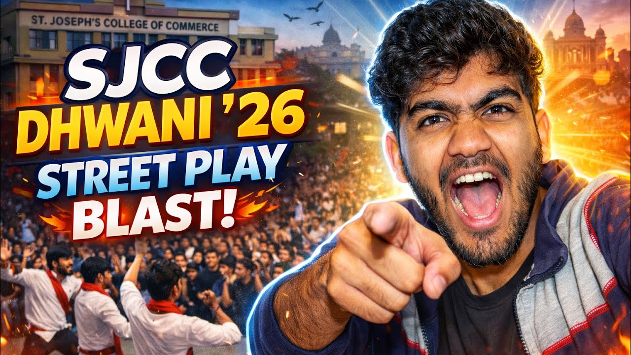 Dhwani’26 at SJCC Bangalore 🔥 | My Street Play Performance 😍|Madness at Cheers Quad🔥🤪 | Day 2 | Vlog