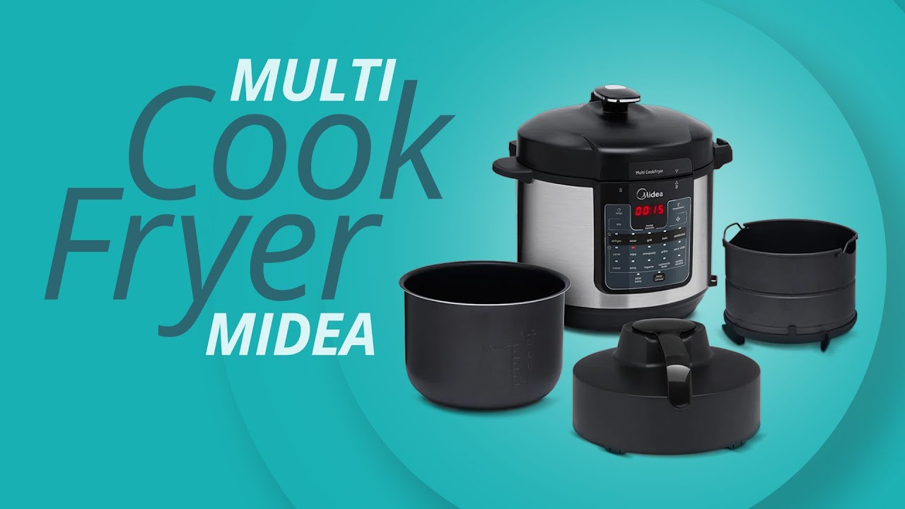 Midea Multi CookFryer, uma AIRFRYER que também é PANELA DE PRESSÃO