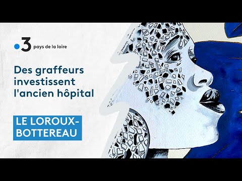 Le Loroux-Bottereau : un collectif de graffeurs investit les murs de l'ancien hôpital