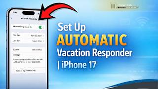 Set Up Auto-Reply FAST with Gmail Vacation Responder on iPhone 17 Series
