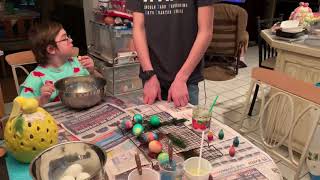 Volcano egg dyeing method with Gino Easter 2019