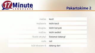 Indoneziečių kalbos pamokėlė (3 dalis)