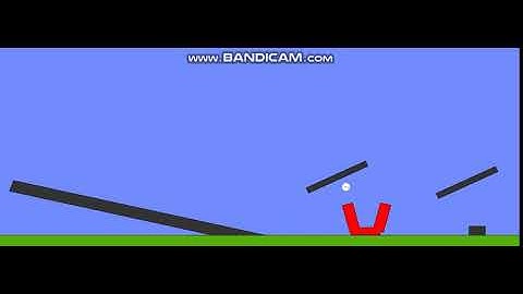 Algodoo Sliding Cup w. Ping-Pong