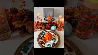 DIY Thanksgiving Table set up