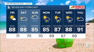 WMAR-2 News Dylan Robichaud Thursday night weather
