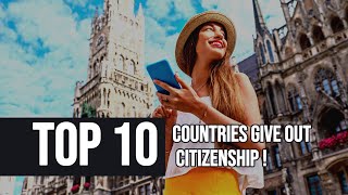 10 Countries Give Out Citizenship by Investment  2024 💵✈️