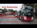 Kahl Schwerlast- Trafotransport, August 2022, Abfahrt aus dem Kanalhafen Lauenburg