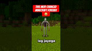 NEVER INSTALL THIS HORROR MOD IN MINECRAFT 😭 #minecraft