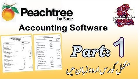 Peachtree Accounting Software Course in Urdu Tutorial No 1 _ Download and Installation Guide