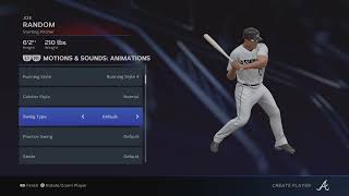 MLB The Show 23 Create A Player Has it changed ? 