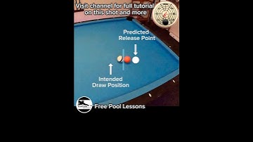 Controlling your draw shots (Free Pool Lessons)