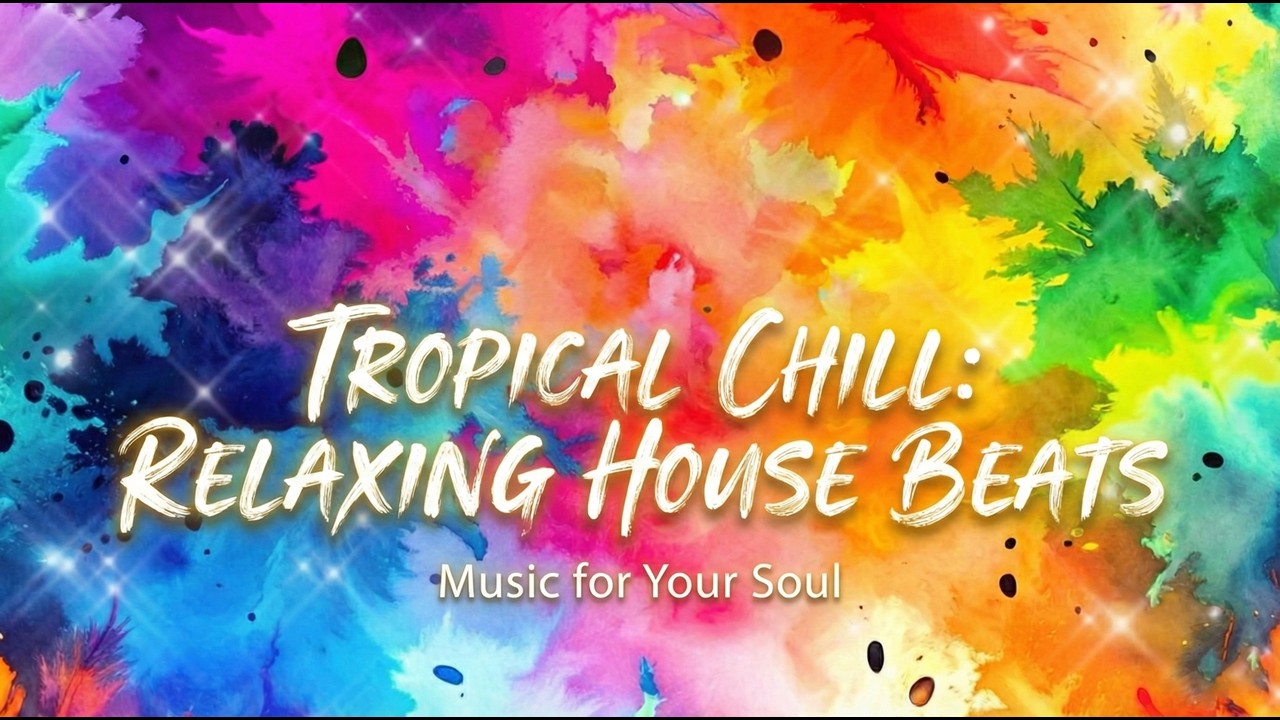 Tropical House Music with Watercolor Animation | Relaxing Beach Vibes & Chill Beats