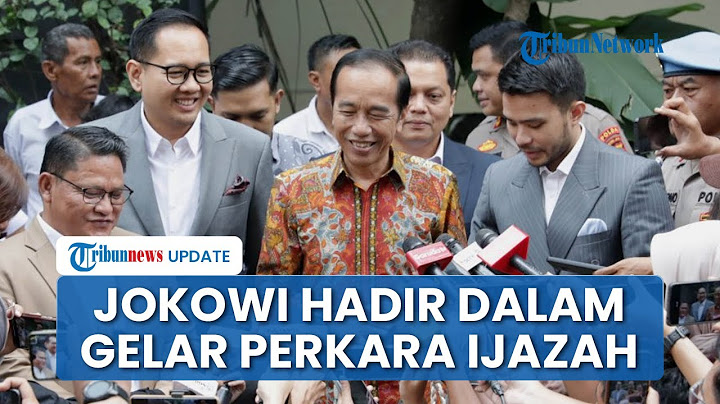 Gelar Perkara Khusus Ijazah Palsu Sempat Dinyatakan Ditunda, Jokowi Hadir di Bareskrim Polri