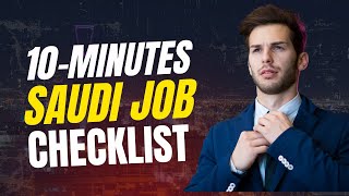 10-Minute Saudi Job Search Checklist | Stop Wasting Months Applying  @YourResourcePerson