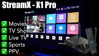 New StreamX X1 Pro Android TV Box - Full Review