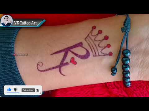 New Tattoo VK name Tattoo art santoshart tattoos  YouTube